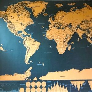 Scratch Off World Travel Map